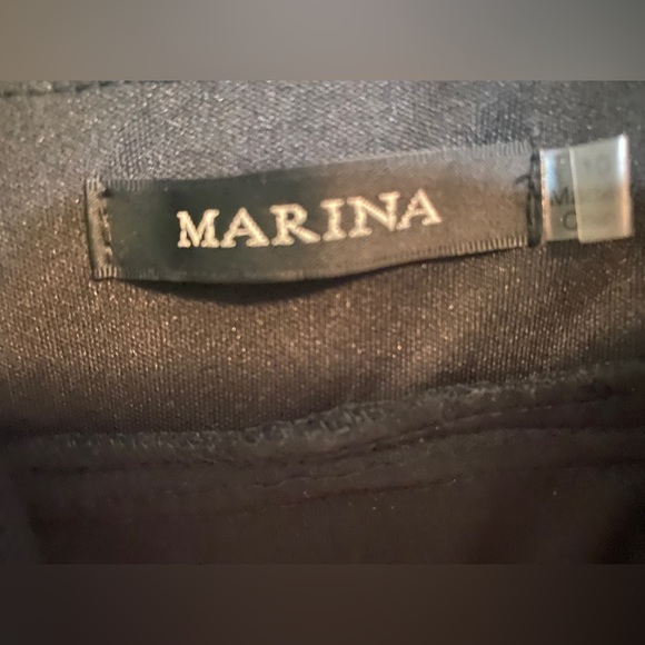 Marina black beaded cocktail dress - Picture 3 of 3